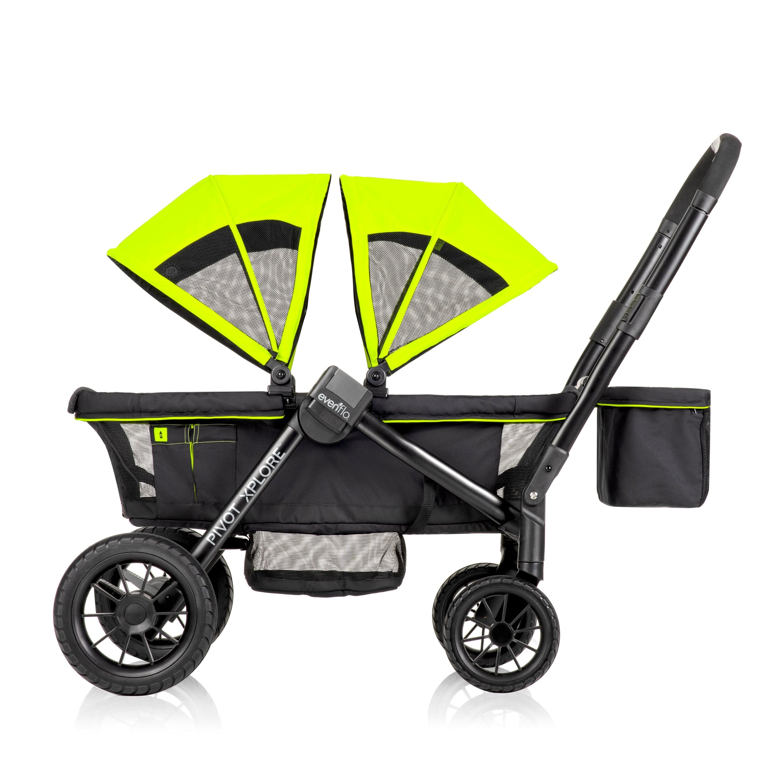 Evenflo Pivot Xplore stroller wagon family wagon thumbnail 6 - detailed view showing features and design