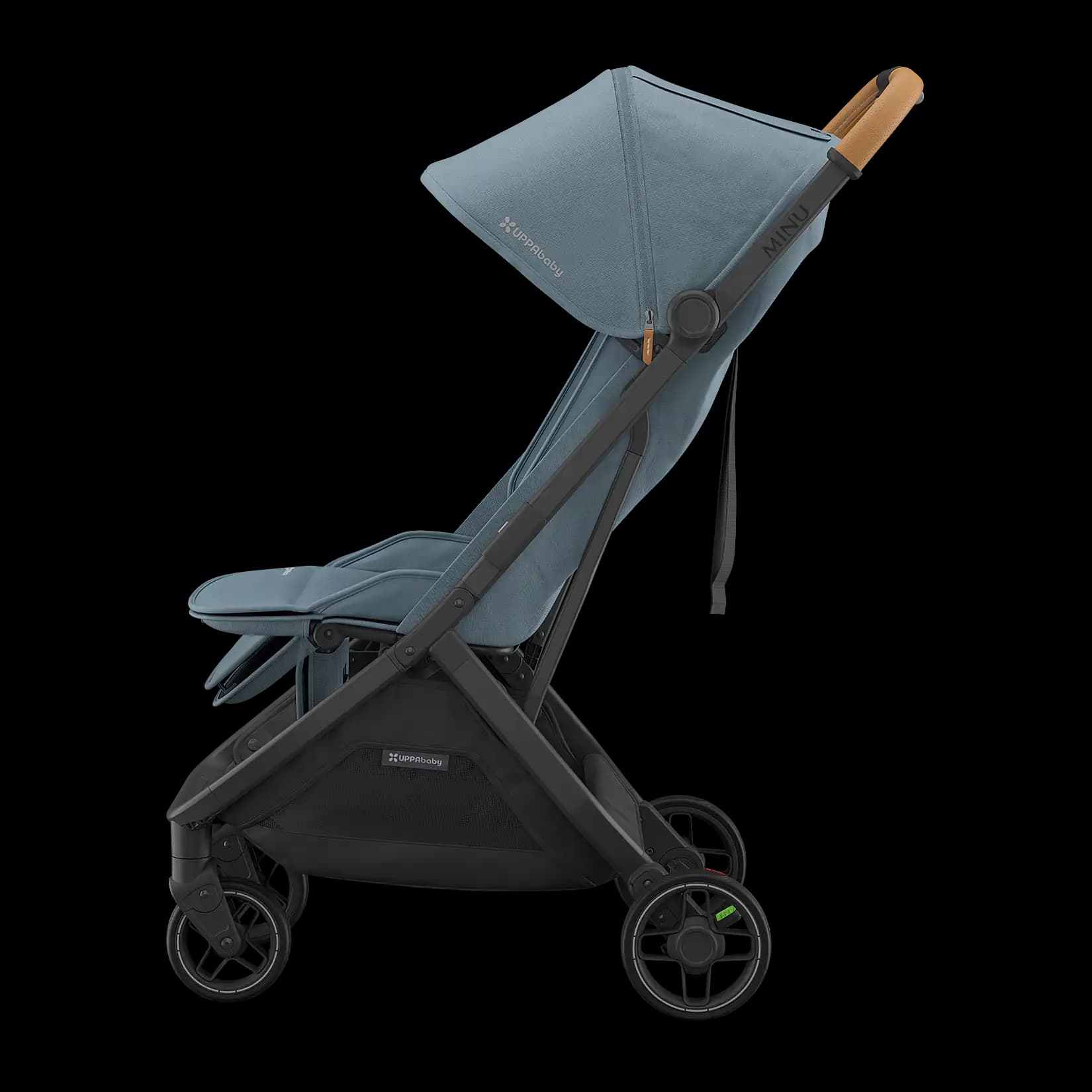 UPPAbaby Minu V3 travel stroller lightweight stroller thumbnail 6 - detailed view showing features and design