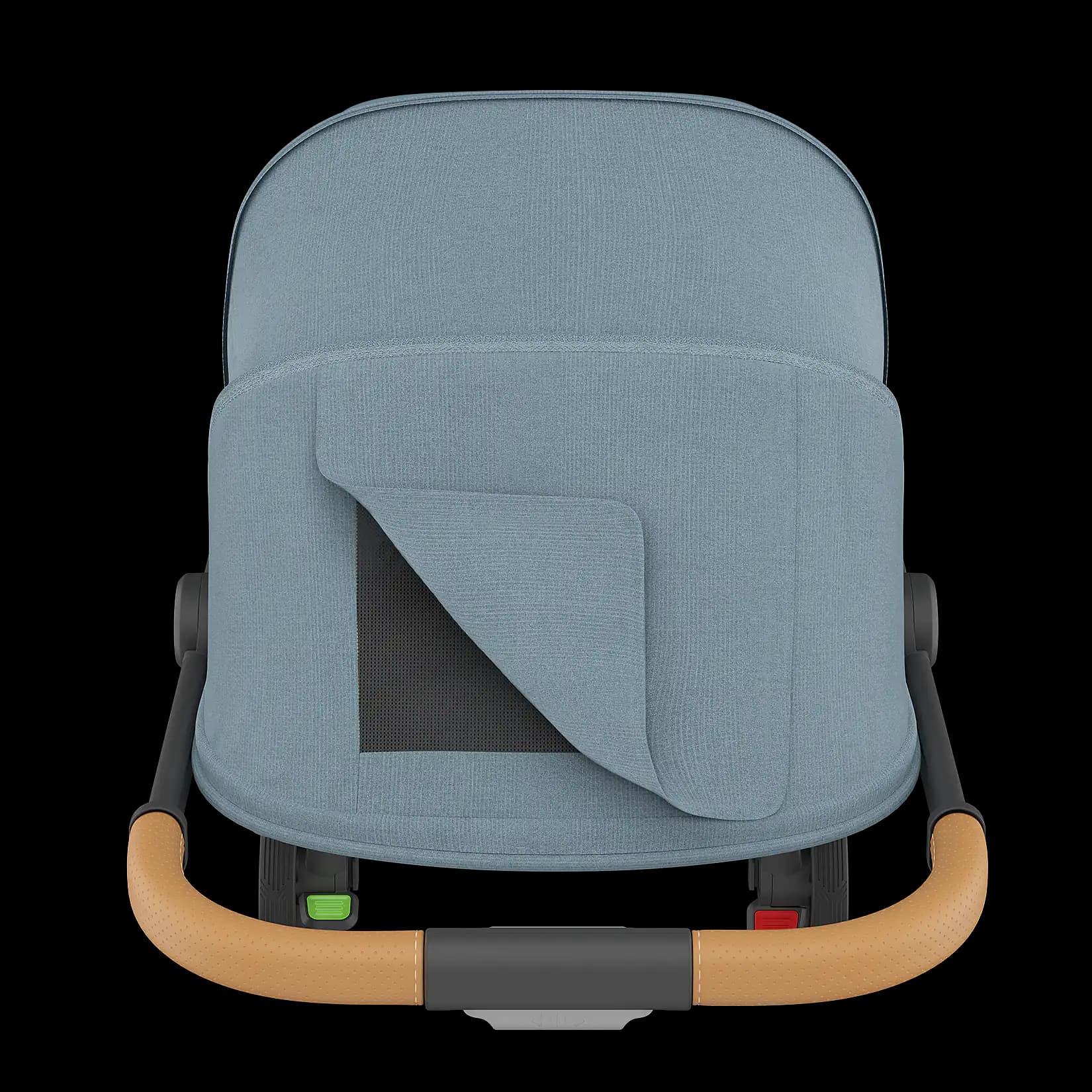 UPPAbaby Minu V3 travel stroller lightweight stroller thumbnail 7 - detailed view showing features and design